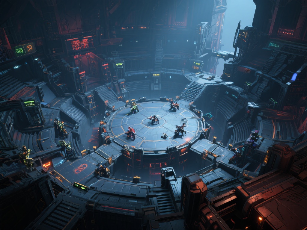 雷竞技场位于游戏地图的核心区域，其设计充满挑战性，